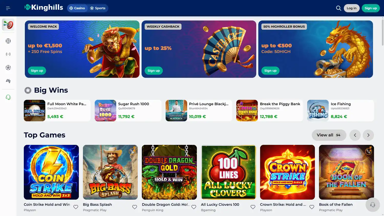 Kinghills Casino screenshot 2