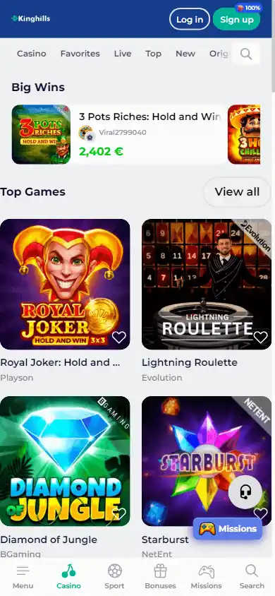 Kinghills Casino screenshot 5