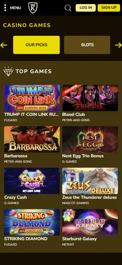 Kings Chance Casino screenshot 5
