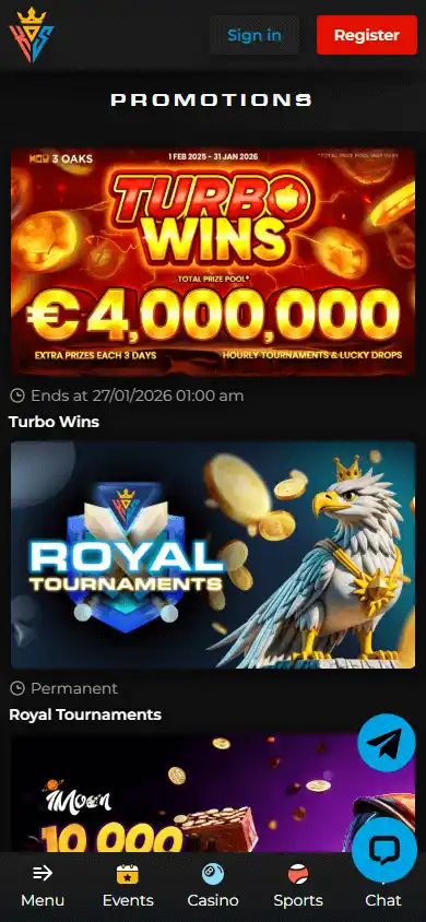 Kings of Sport Casino screenshot 6