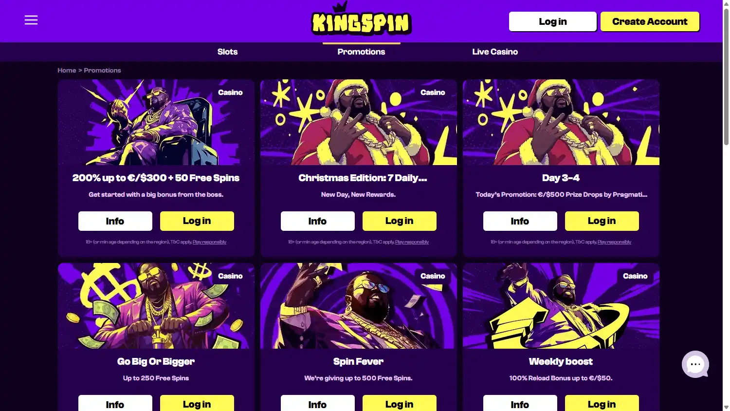 KingSpin Casino screenshot 3