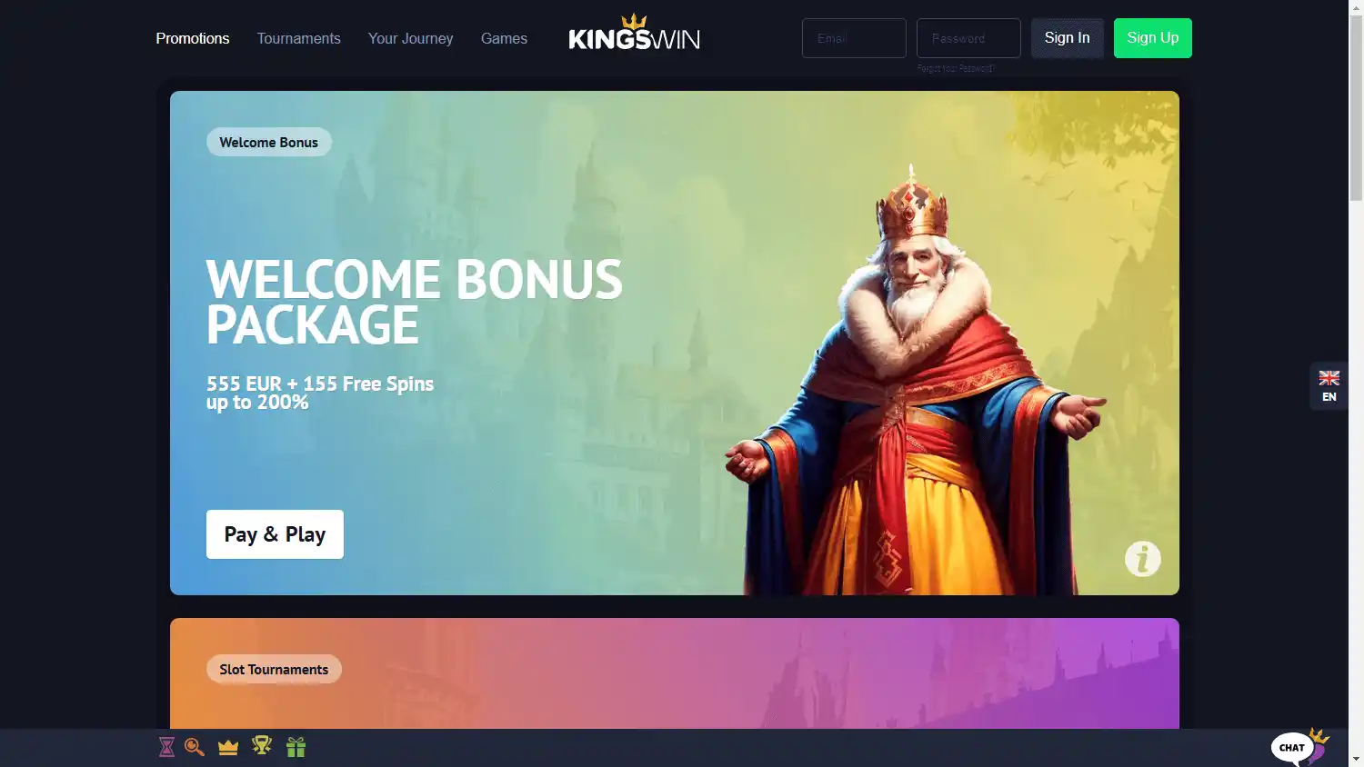 KingsWin Casino screenshot 3