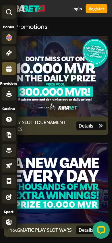 Kirabet Casino screenshot 5
