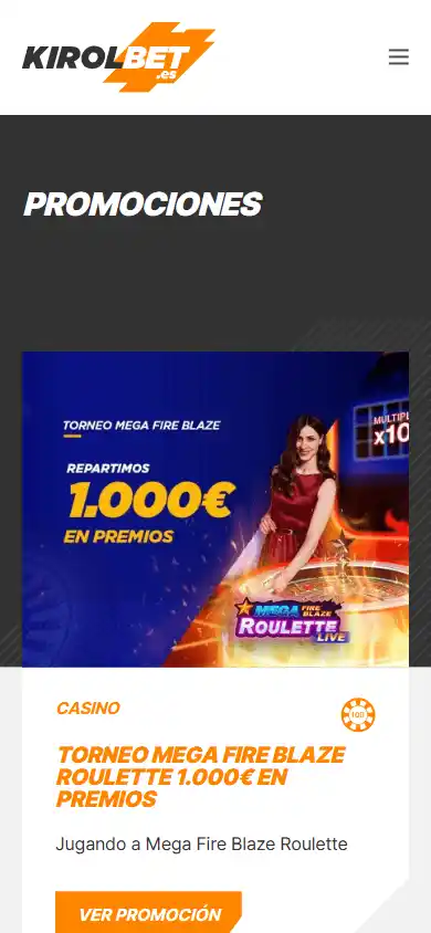 Kirolbet Casino screenshot 2