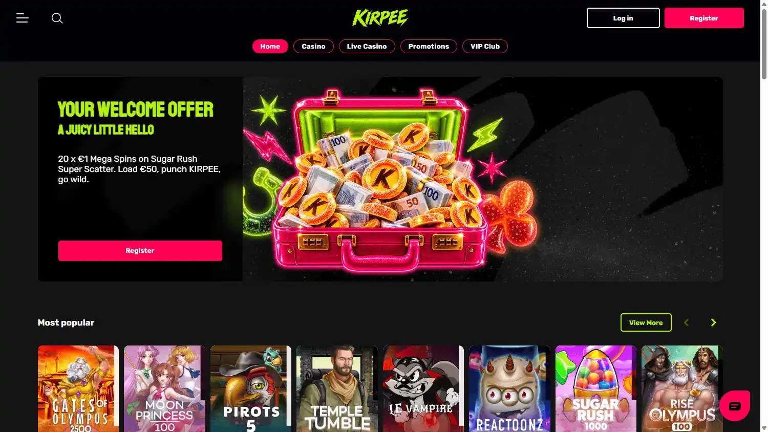 Kirpee Casino screenshot 1