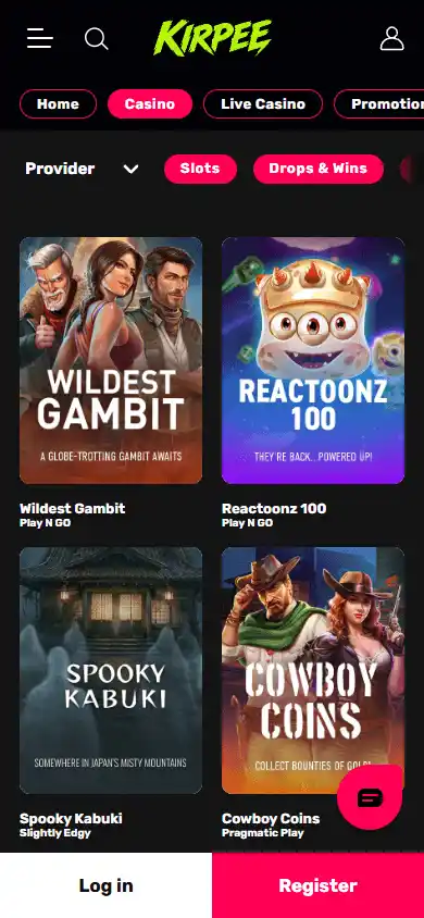 Kirpee Casino screenshot 5