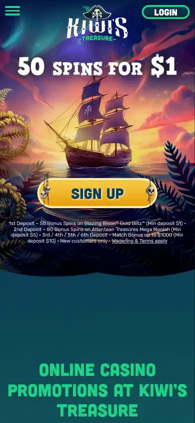 Kiwi s Treasure Casino screenshot 5