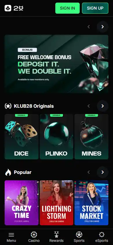 Klub28 Casino screenshot 4