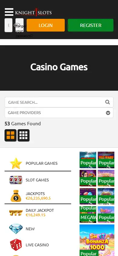 KnightSlots Casino screenshot 5