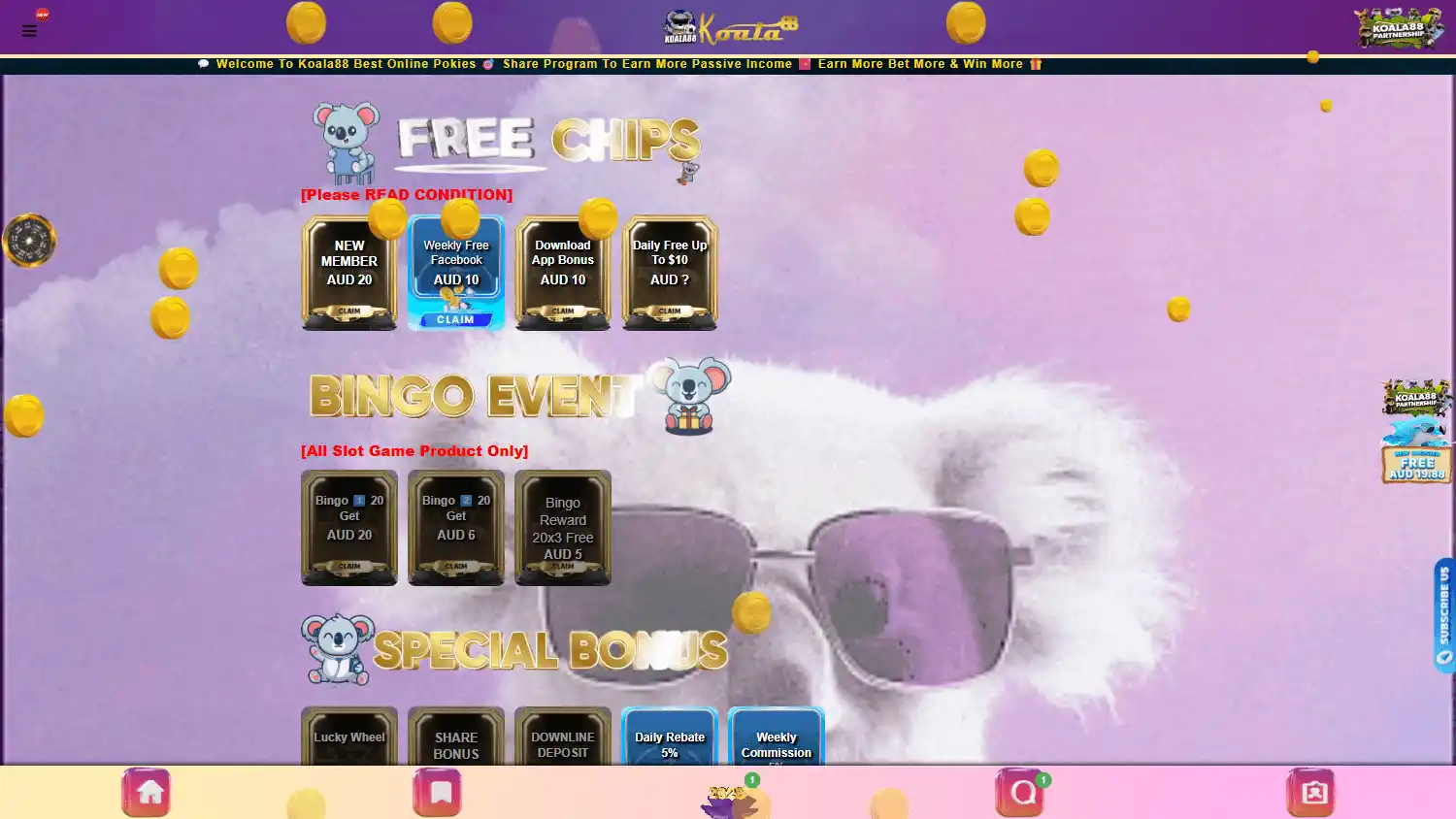 Koala88 Casino screenshot 2