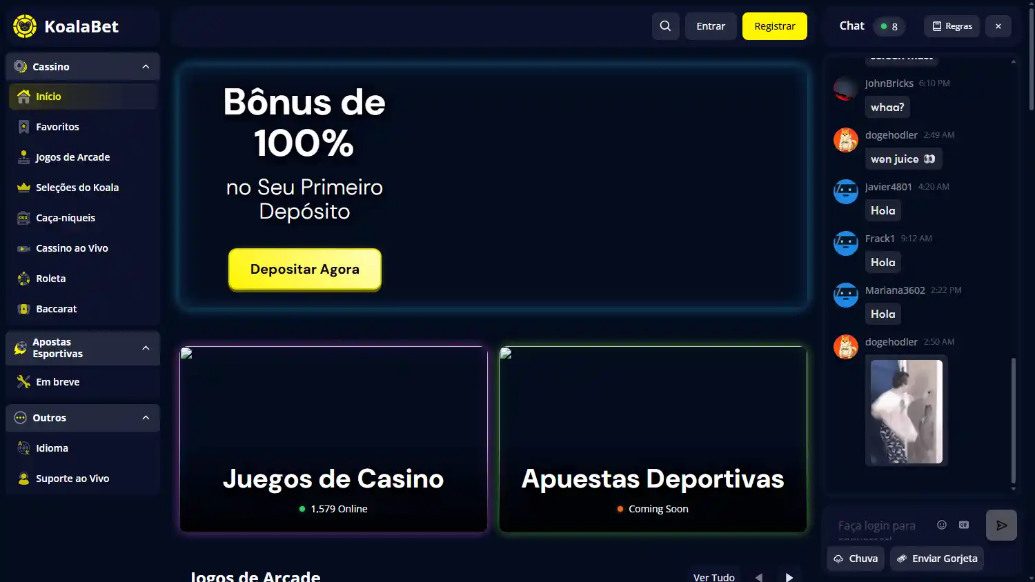 KoalaBet Casino screenshot 2