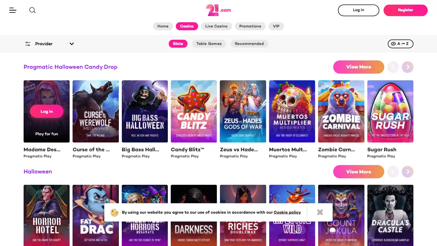 Kodabet Casino screenshot 2