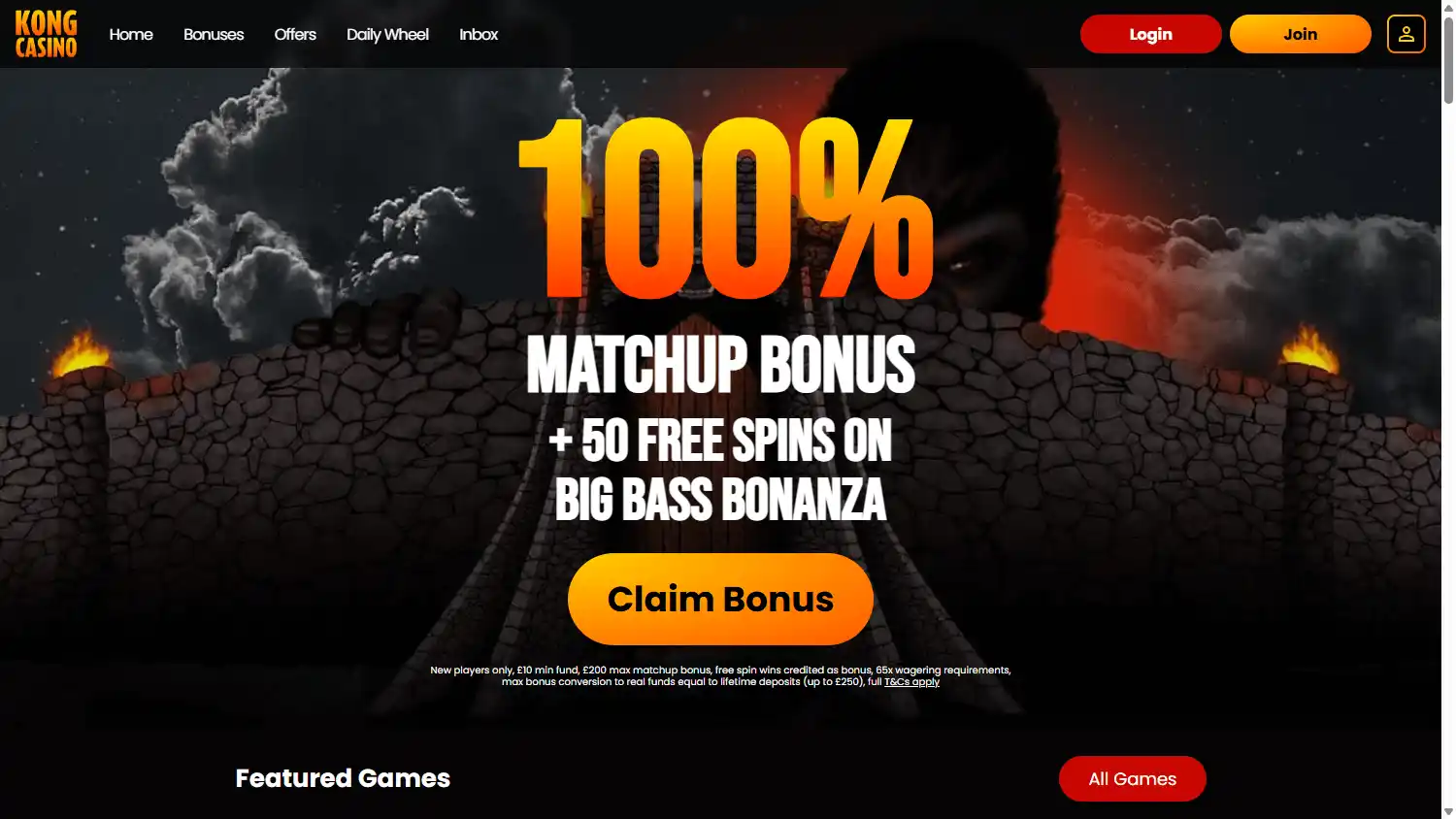 Kong Casino screenshot 1