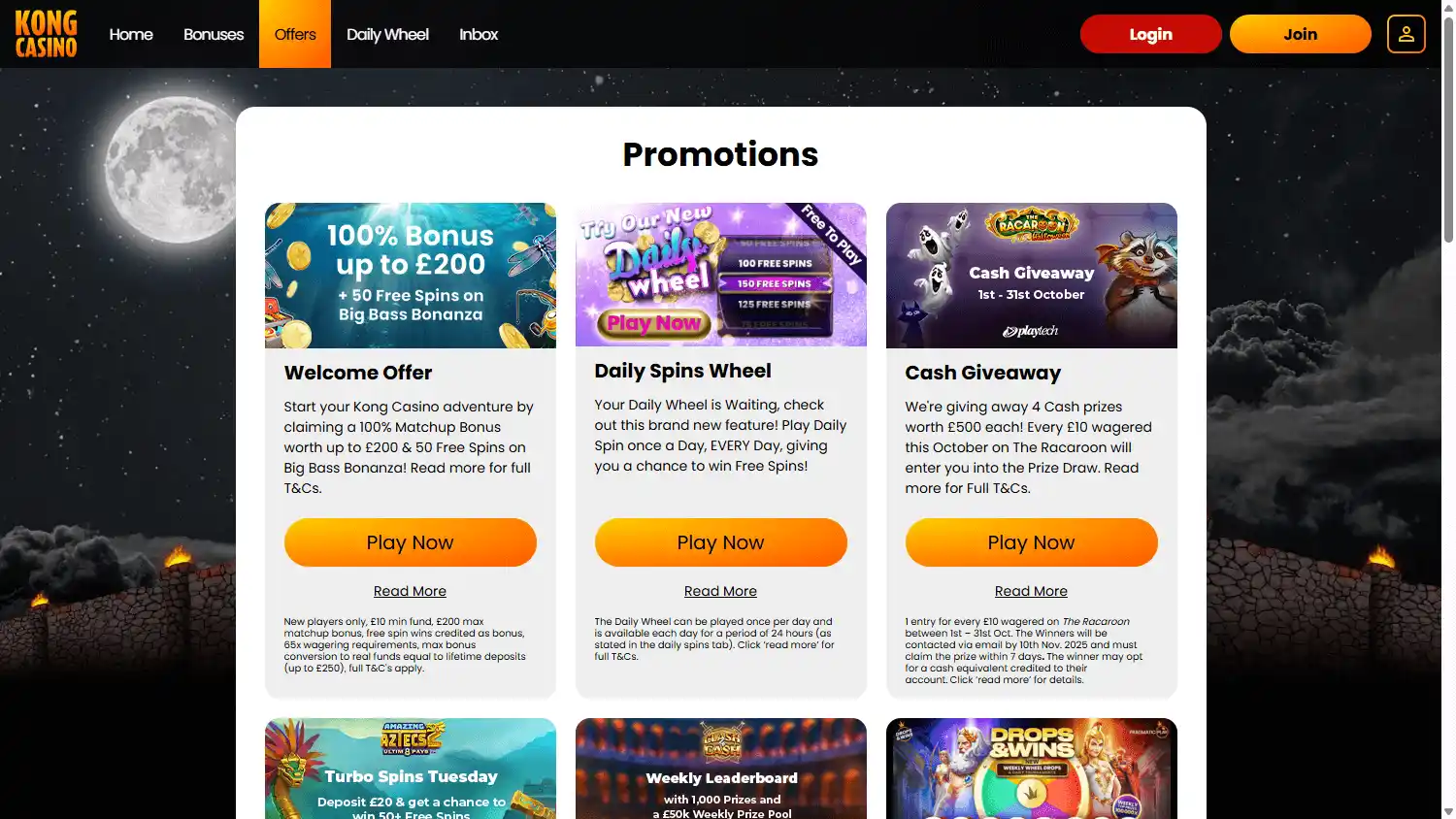 Kong Casino screenshot 3