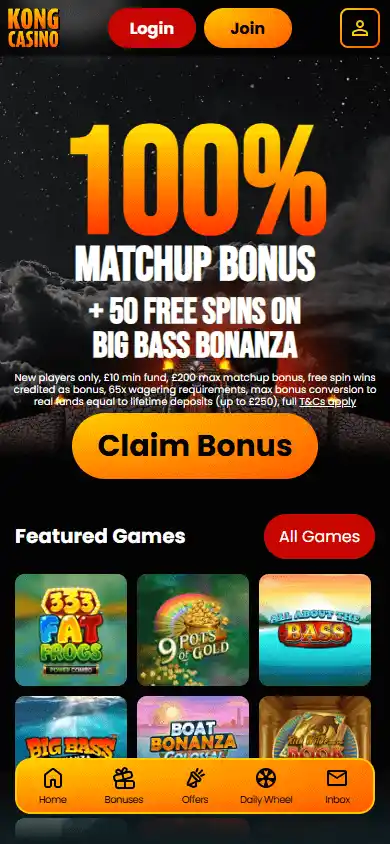 Kong Casino screenshot 4