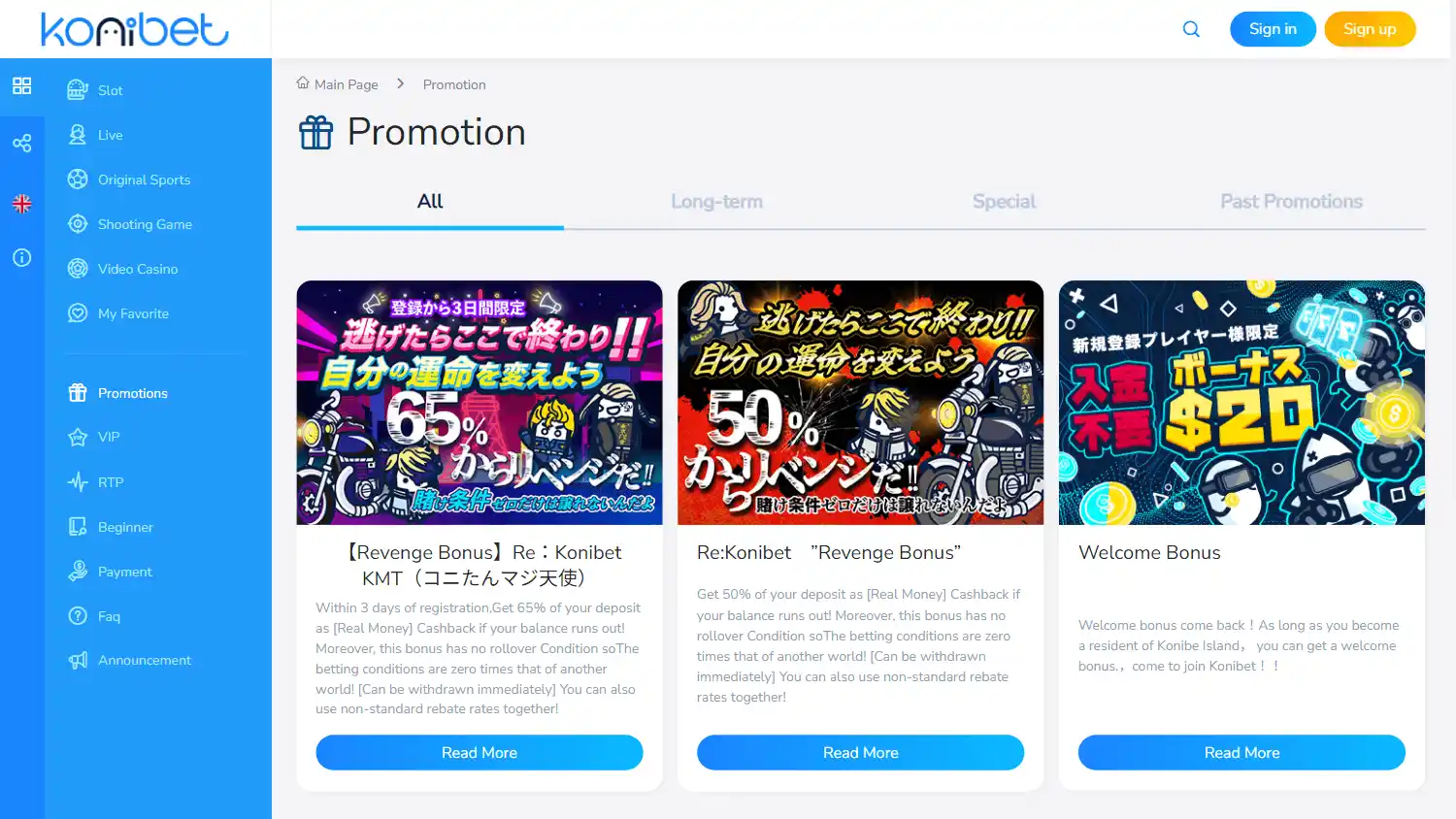 Konibet Casino screenshot 2
