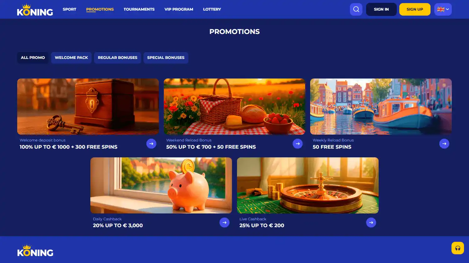 Koning Casino screenshot 3