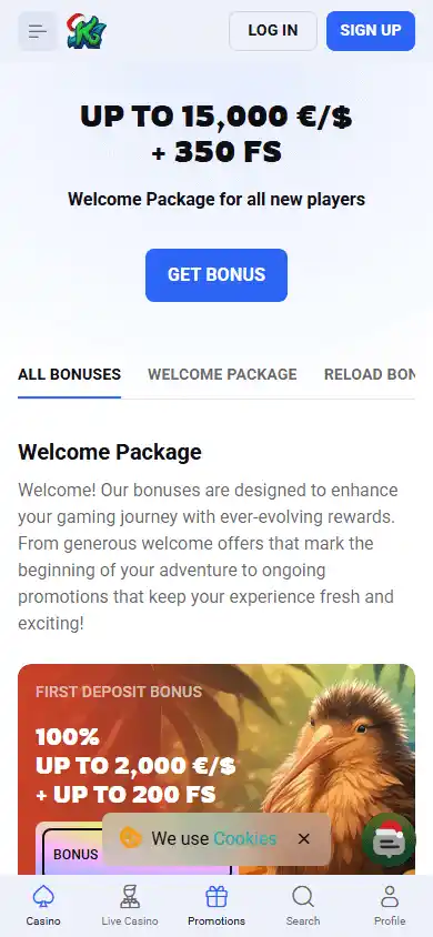 Koru Casino screenshot 4