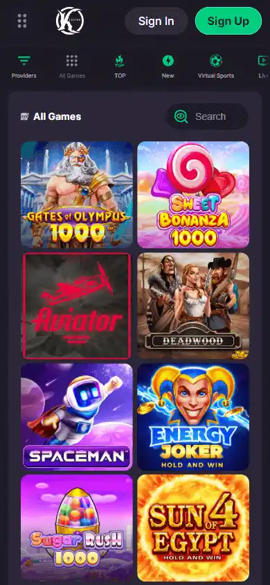 Kraken.Casino screenshot 5
