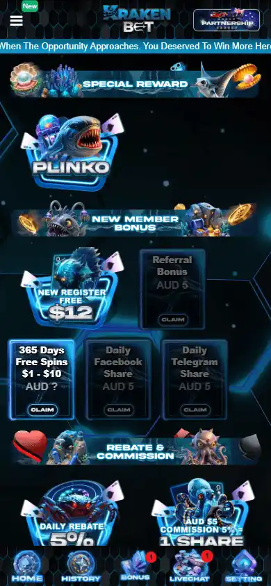 KrakenBet Casino screenshot 4