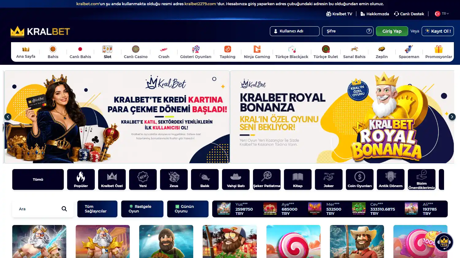 KRALBET Casino screenshot 2