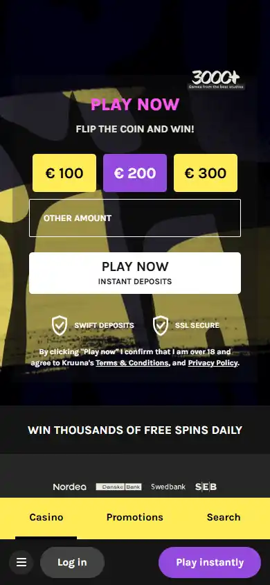 Kruuna Casino screenshot 4