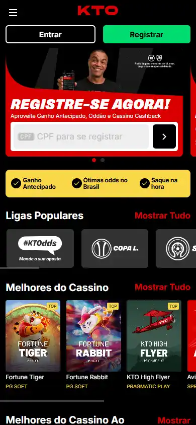 KTO Casino screenshot 4