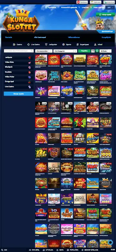 KungaSlottet Casino screenshot 5