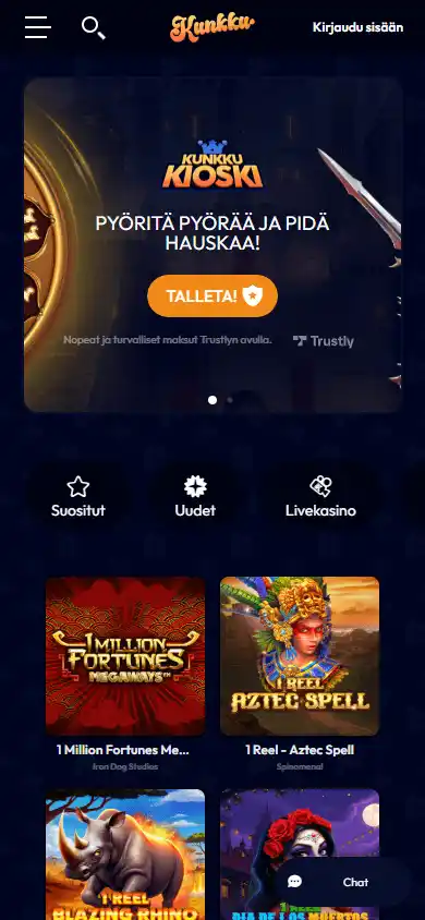 Kunkkukasino Casino screenshot 4