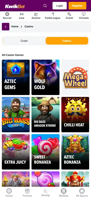 Kwikbet Casino screenshot 5