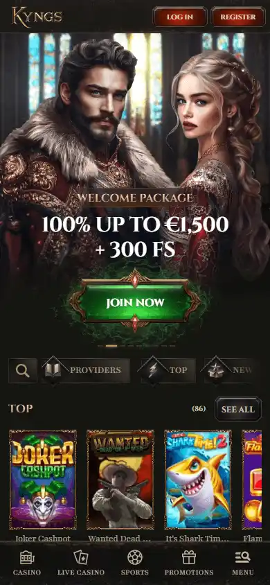 Kyngs Casino screenshot 4