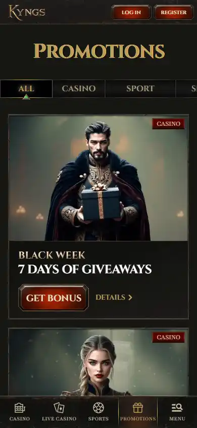 Kyngs Casino screenshot 6