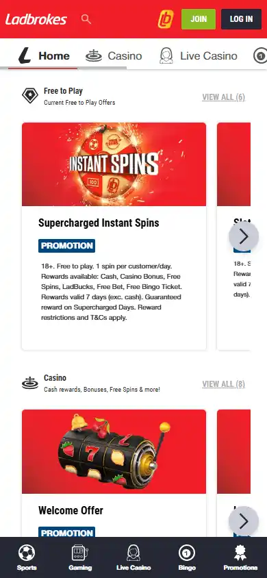 Ladbrokes Casino BE screenshot 7