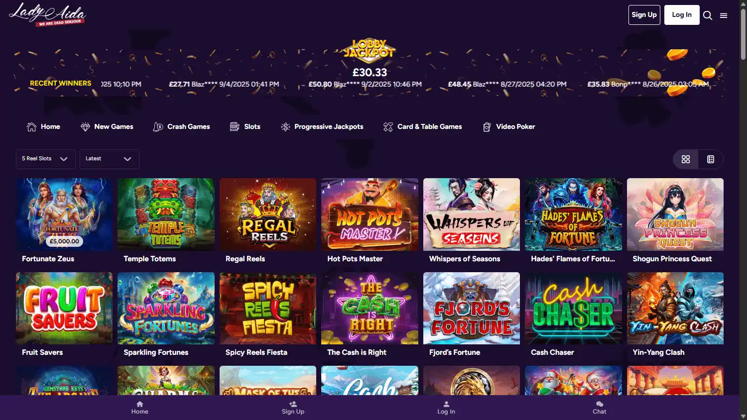 Lady Aida Casino screenshot 2