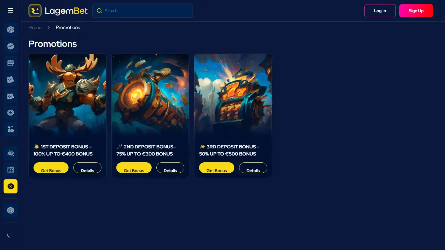 LagomBet Casino screenshot 3