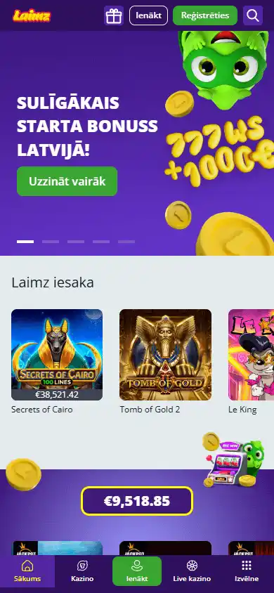 Laimz Casino screenshot 4