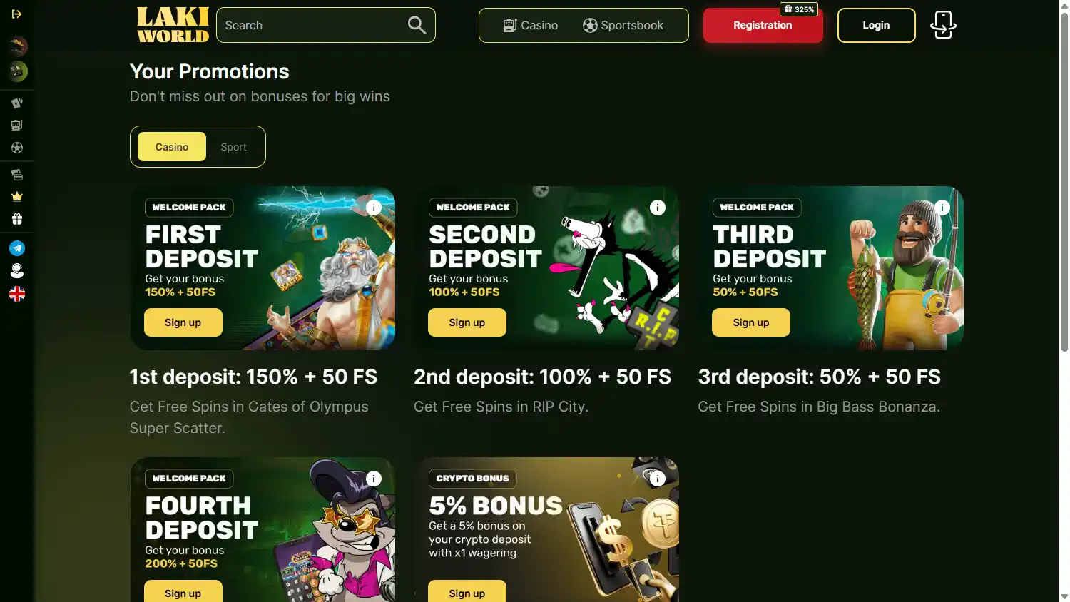 Laki Casino screenshot 3