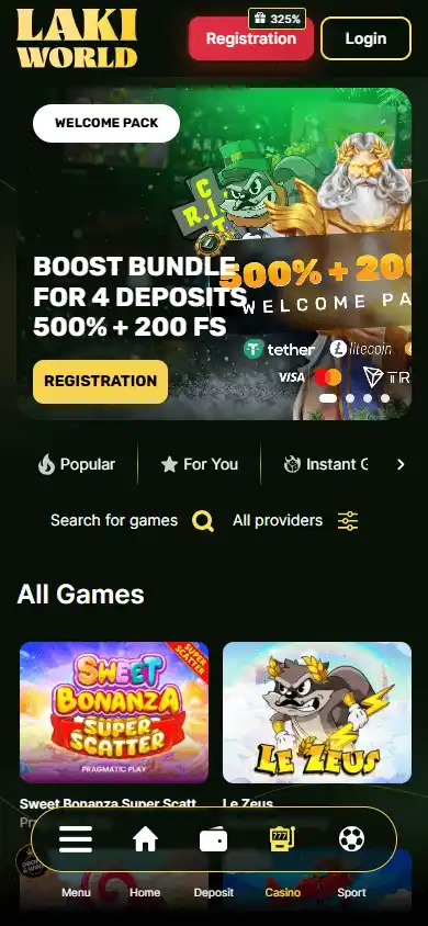 Laki Casino screenshot 5