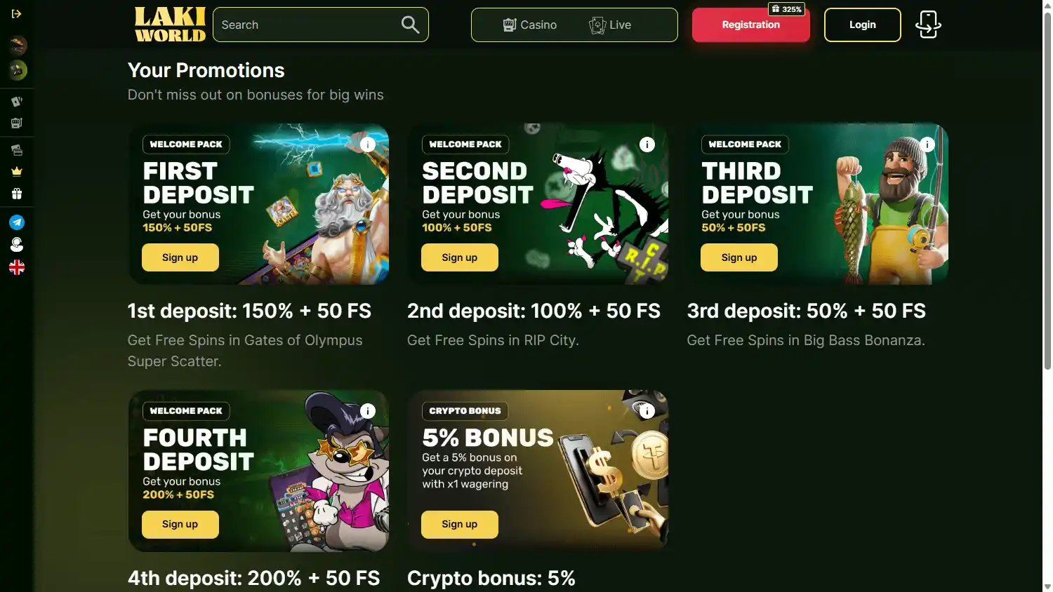Laki World Casino screenshot 3