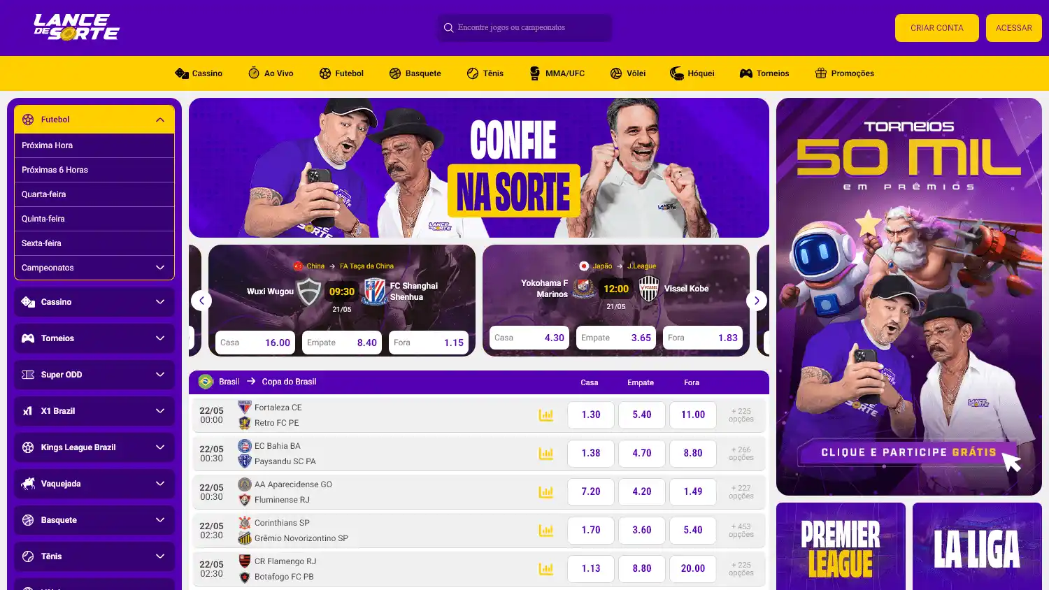 Lance de Sorte Casino screenshot 1