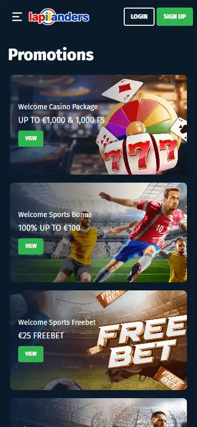 Lapilanders Casino screenshot 4