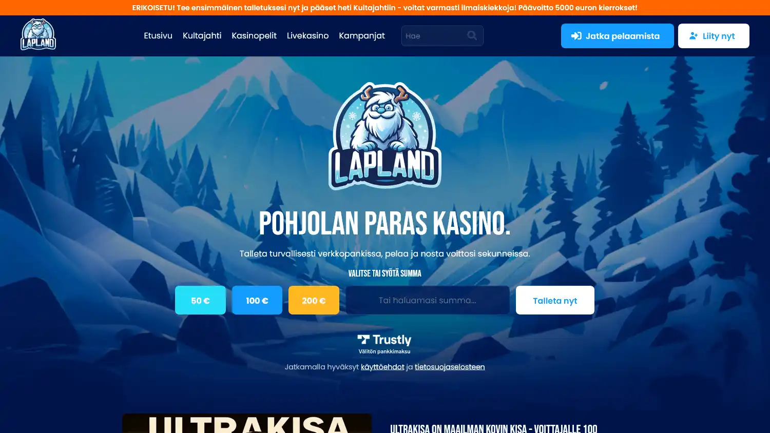 Lapland Casino screenshot 1