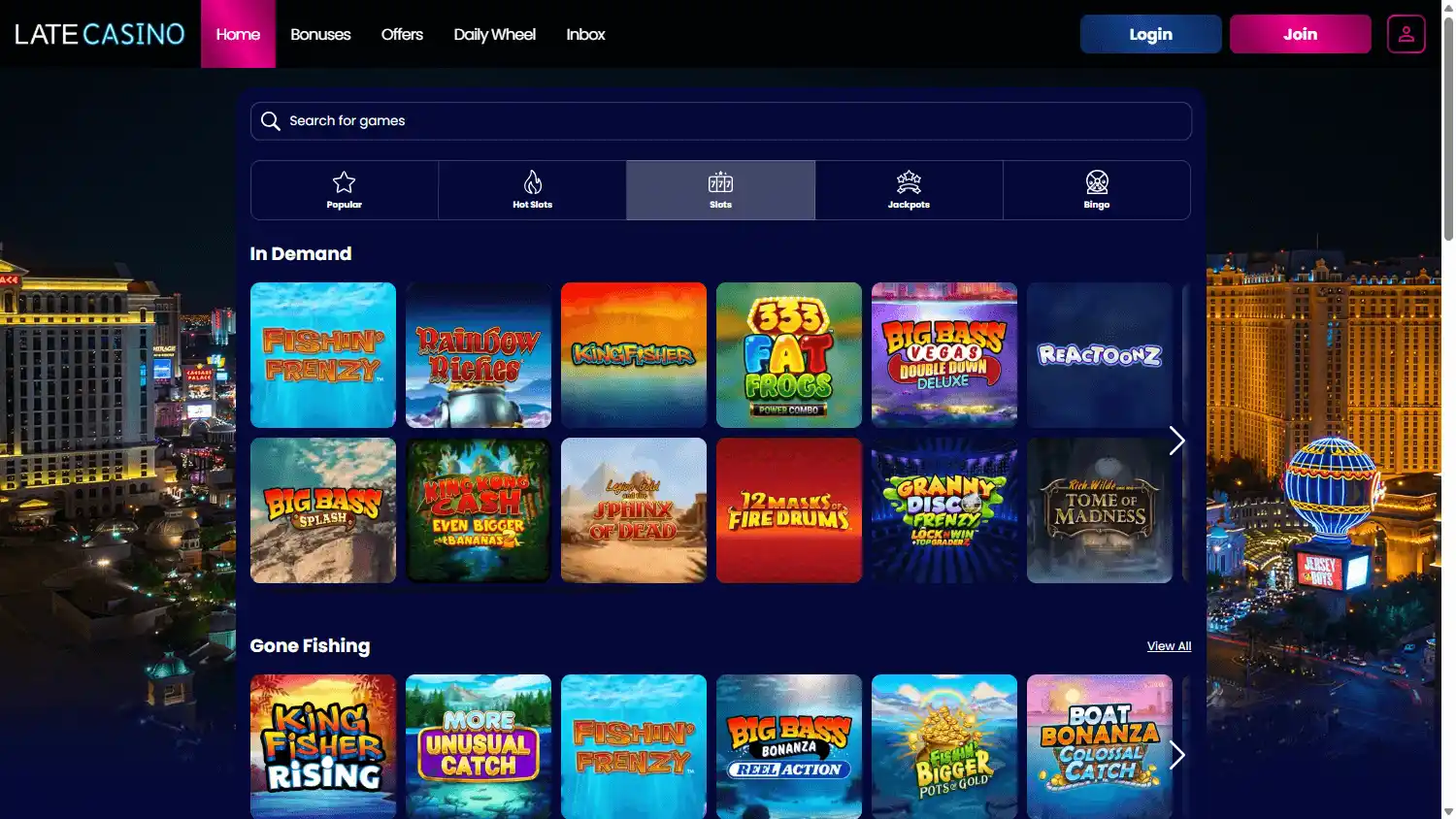 Late Casino screenshot 2