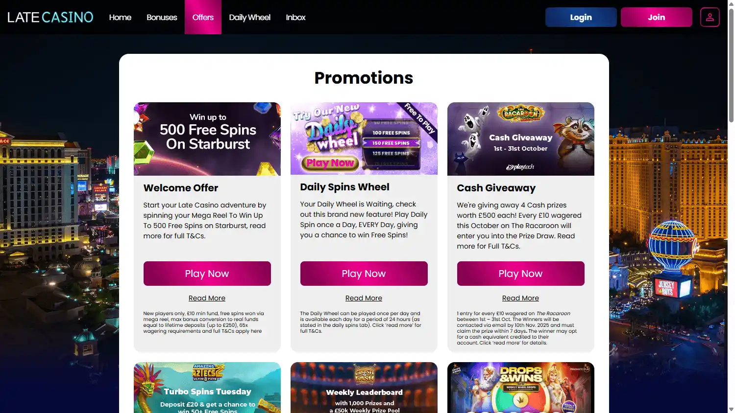 Late Casino screenshot 3