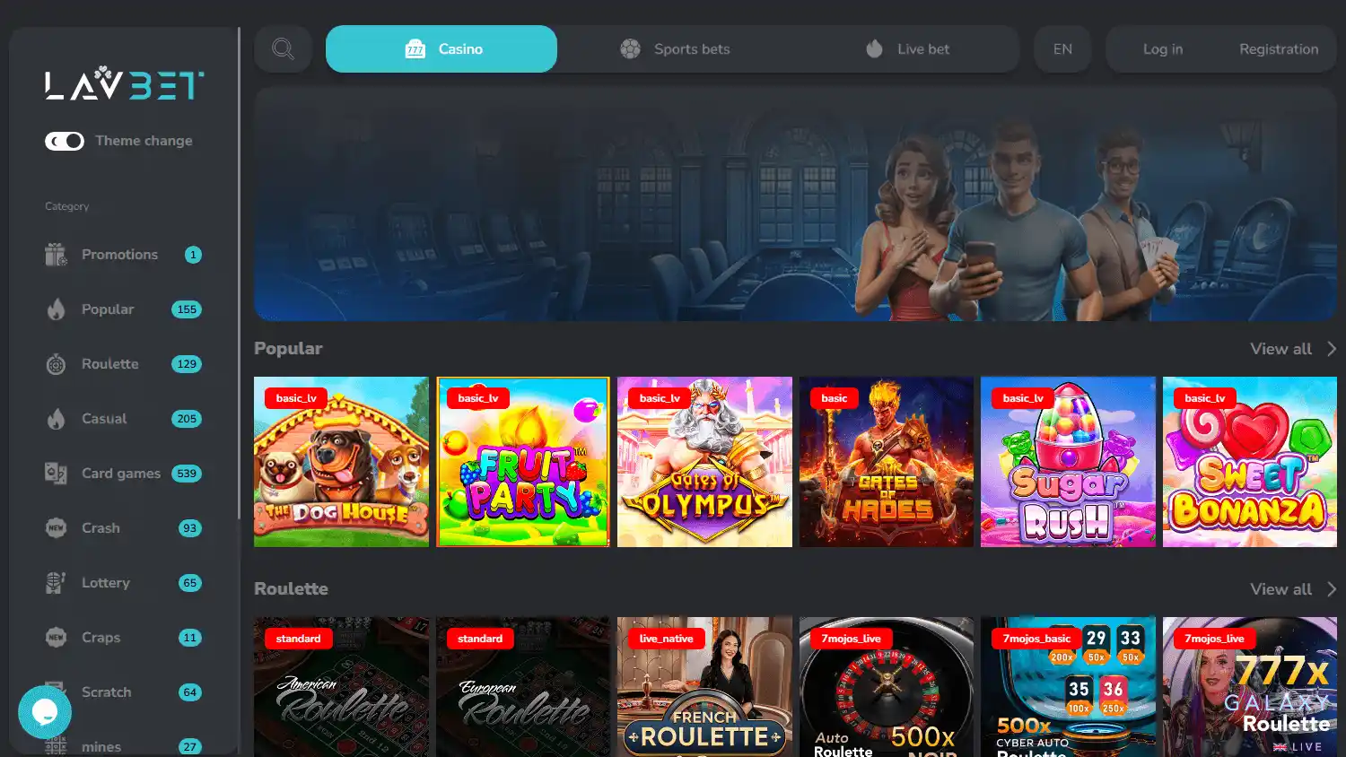 Lavbet Casino screenshot 2