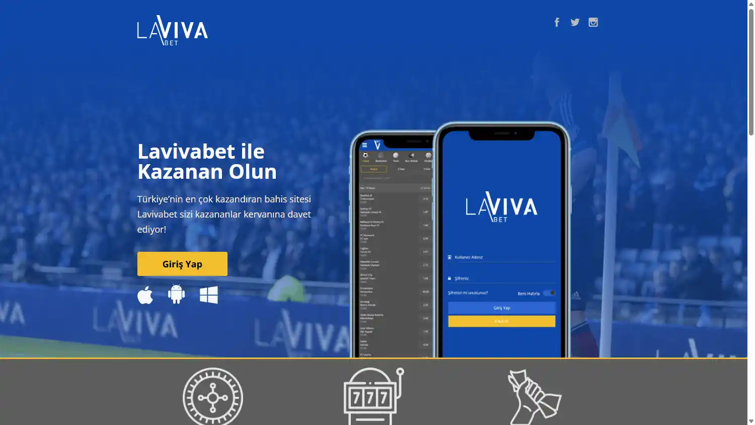 Lavivabet Casino screenshot 1