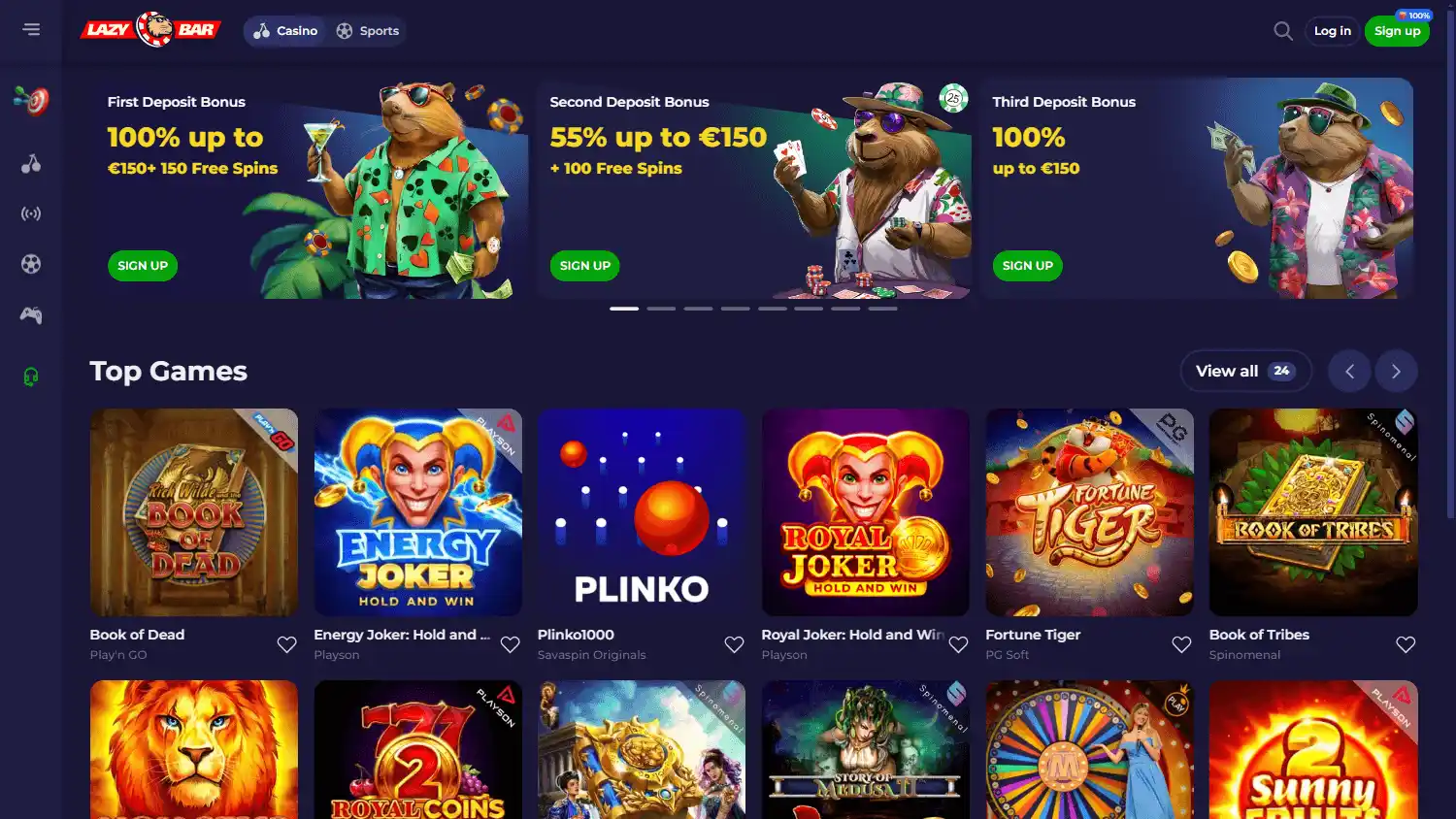 Lazybar Casino screenshot 1