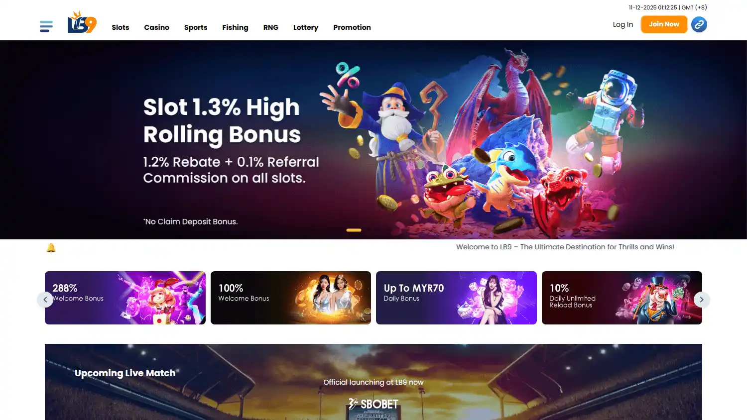 LB9 Casino screenshot 1