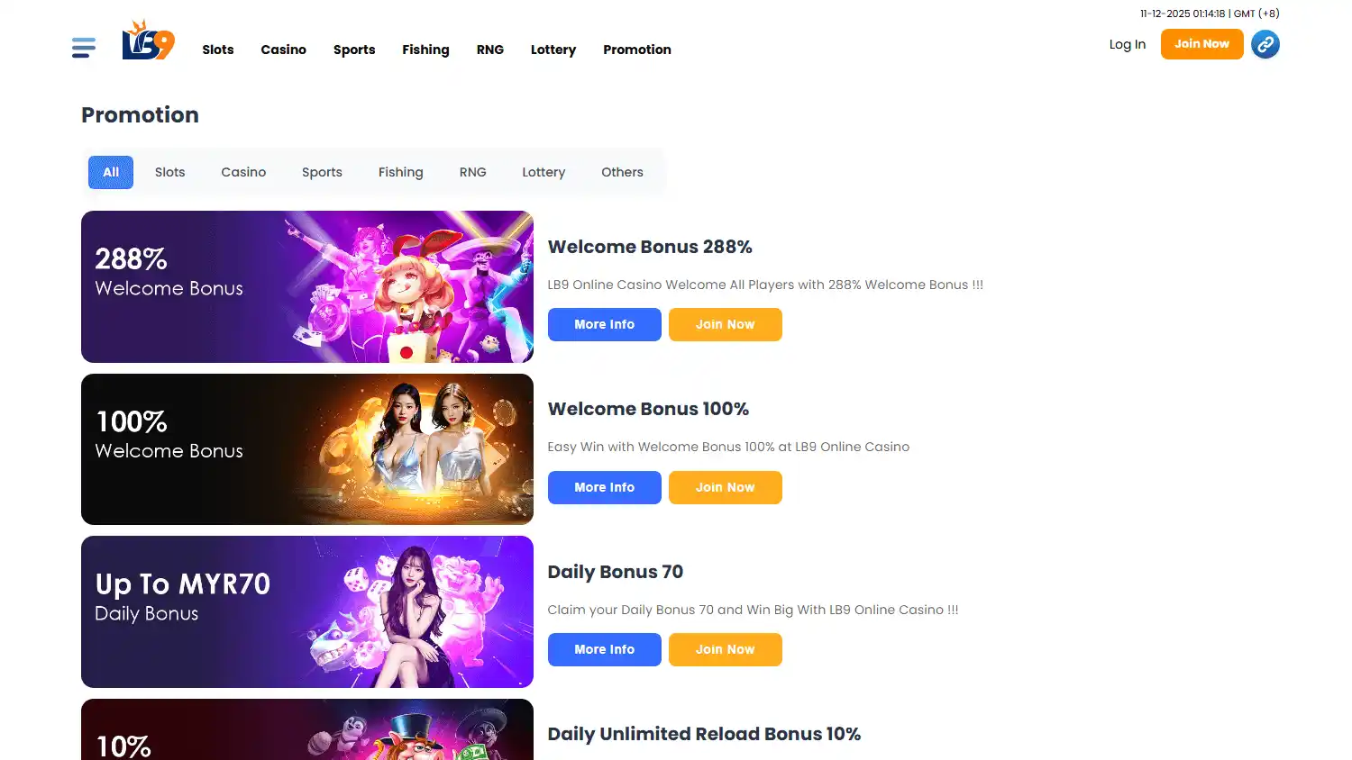 LB9 Casino screenshot 3