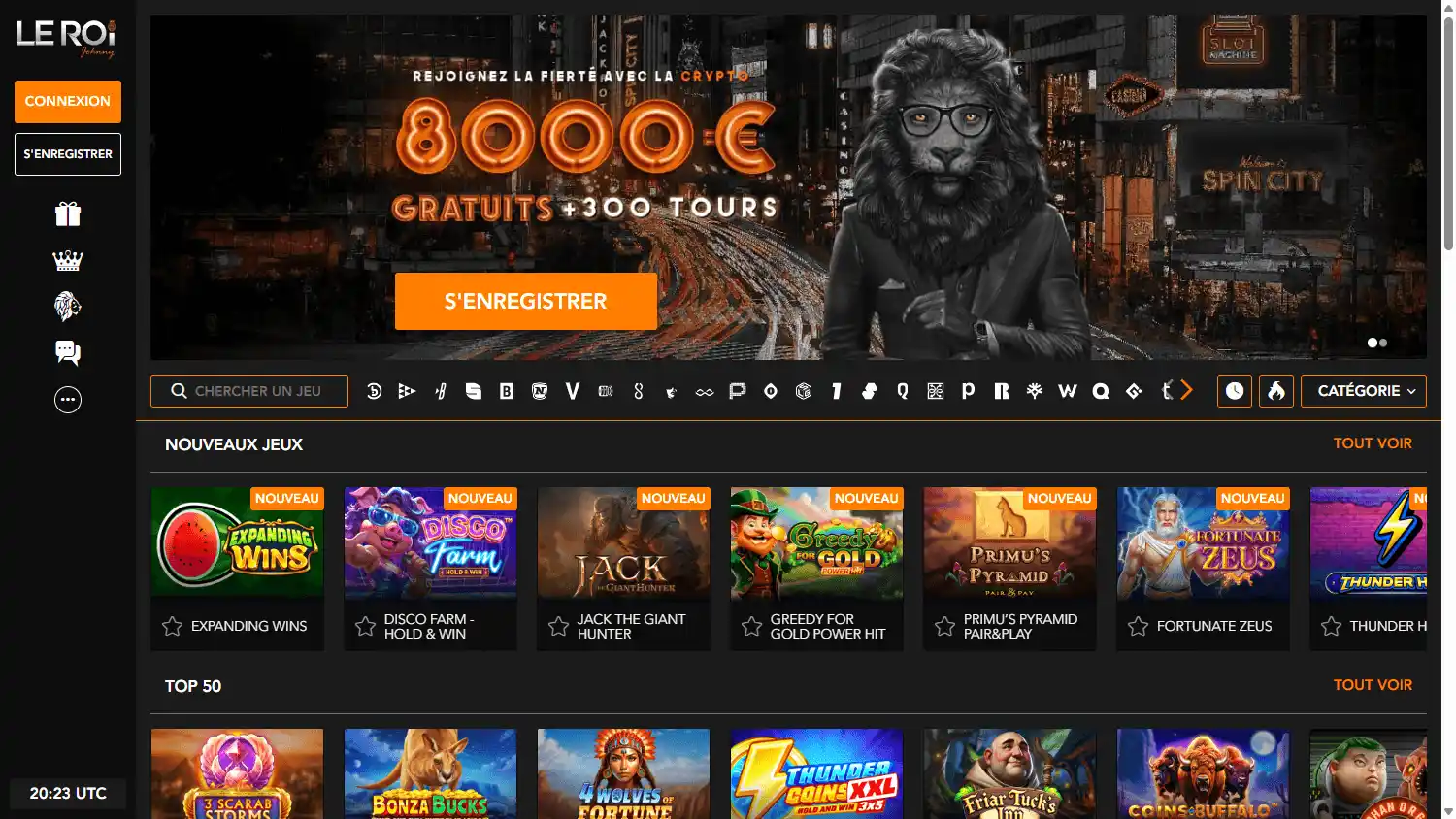 Le Roi Johnny Casino screenshot 1